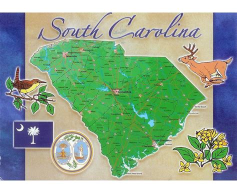 Maps Of South Carolina Collection Of Maps Of South Carolina State