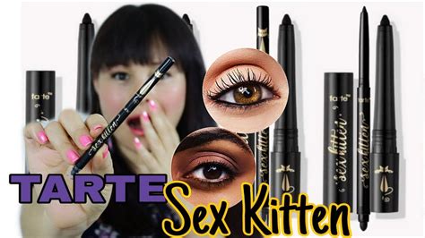 Tarte Sex Kitten Eyeliner Lapiz Delineador De Ojos Youtube