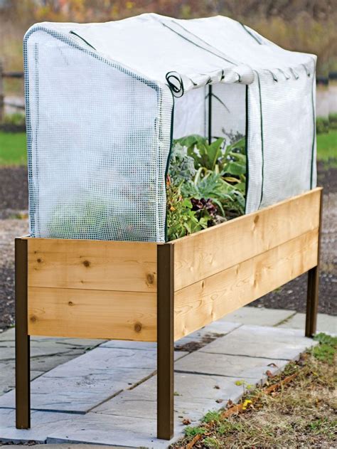 Cedar Planter Box Frame And 2 Covers Kit 2x8 Gardeners Supply