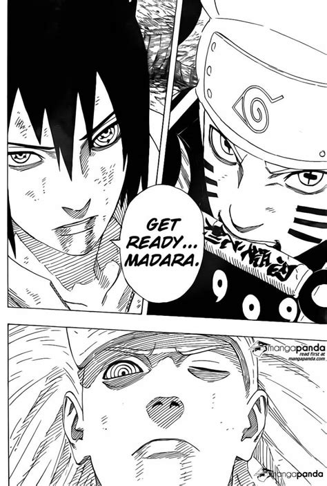 Naruto 673 Page 17 Yay Naruto And Saskue Fighting Together Again