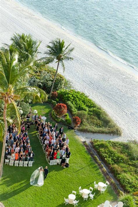 Stylish Beach Wedding At Laplaya Beach And Golf Resort In Naples Fl