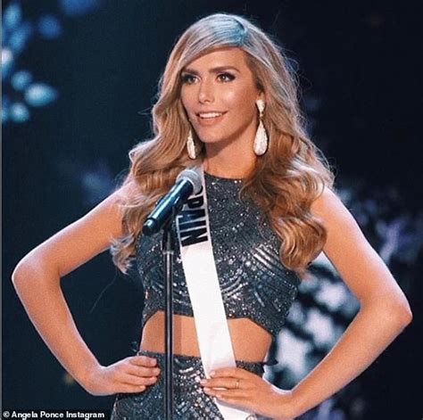 Angela Ponce Miss Universe’s First Transgender Contestant And A Look At Her Life Daily Mail