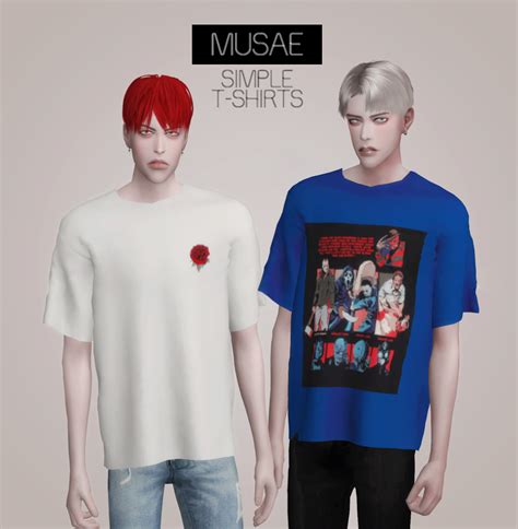 Pin On Ts4 Clothing Male T A E Tops