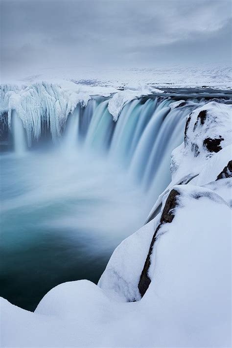 Godafoss Waterfall Of The Gods Iceland Waterfall Beautiful Places