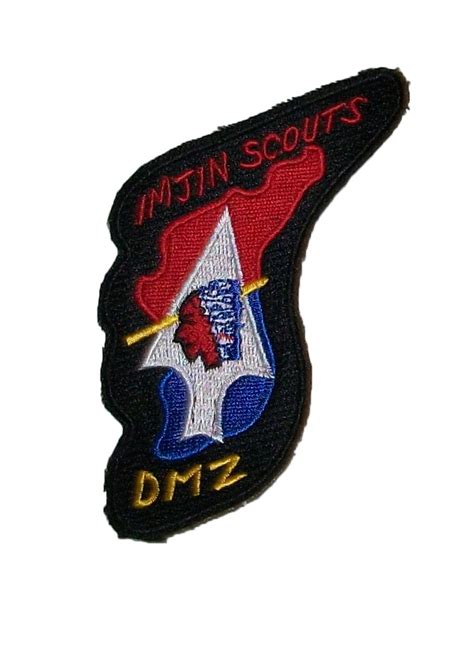 2nd Infantry Division Imjin Scouts Dmz Tygmärke Us TygmÄrken