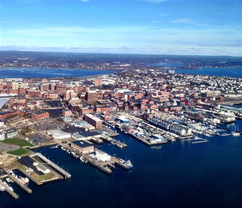 Portland Maine Photo City Photo Aerial