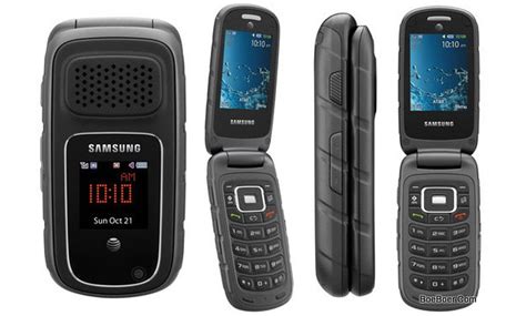 Samsung Rugby 3 A997 Gsm Unlocked Rugged Flip Phone Refurbished Gray