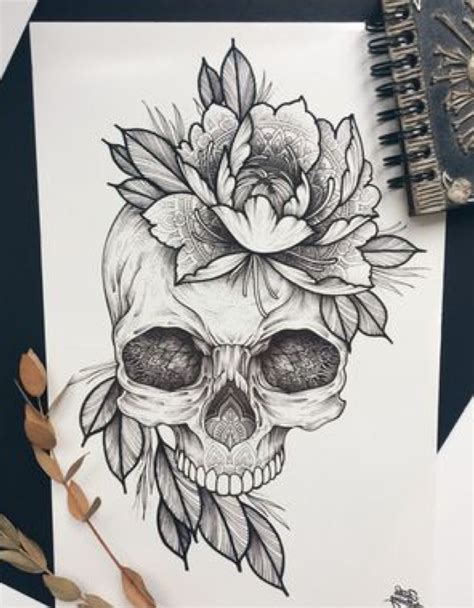 Pin By אלמוג כליף On Dibujos Tattoos Skull Drawing Skull Tattoos