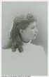 disability history museum--Young Helen Keller With White Bow