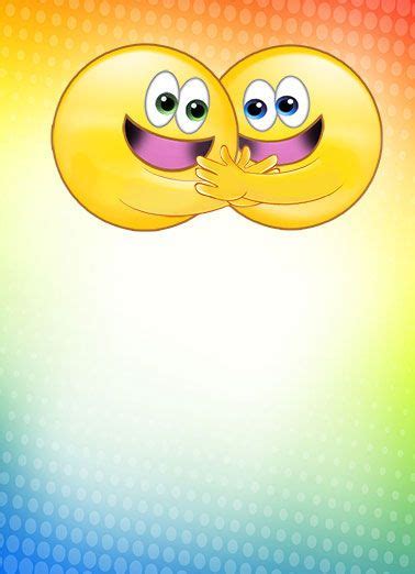 Hugging Emojis Funny Hug Card Hugging Emojis Love To Hug