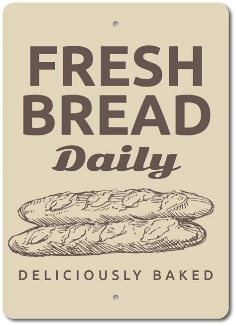Custom Bake Shop Sign Fresh Bread Personalized Baker T Kitchen Wall Decor Ebay