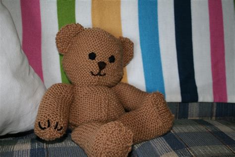 A teddy bear is a stuffed toy in the form of a bear.developed apparently simultaneously by toymakers morris michtom in the u.s. joyful strength: knit teddy bear