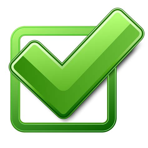 Check Box Clipart Checkbox Check Mark Clip Art Green Check Mark Box