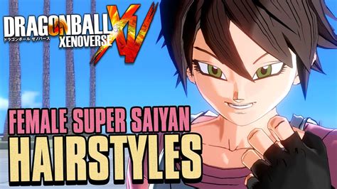 Dragon Ball Xenoverse All Female Super Saiyan Hairstyles 1080p HD