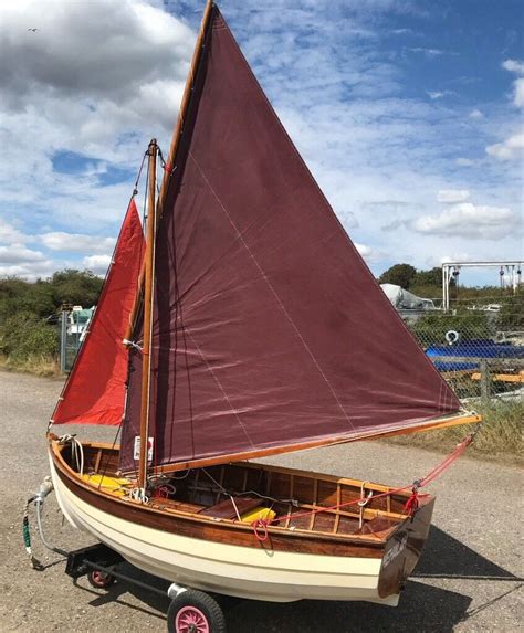 Sailing Dinghy For Sale Classic Epoxied Wooden 9ft Dinghy In Canvey