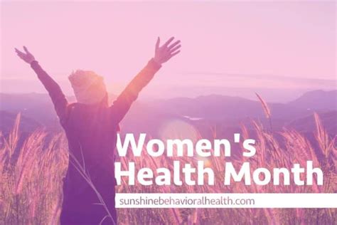 Womens Health Month — Why Women Need To Practice Self Care Sunshine