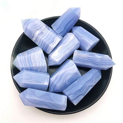 Blue Lace Agate Wholesale Supplier Bulk Blue Lace Agate Crystal