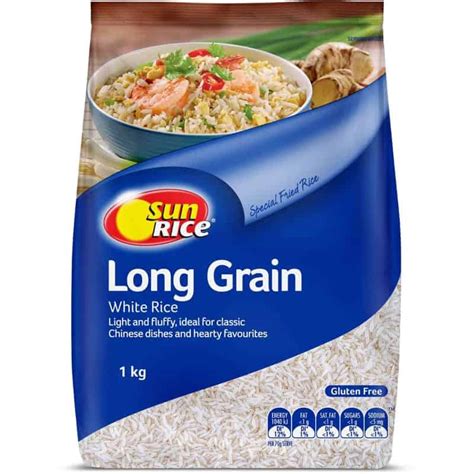 Buy Sunrice White Rice Premium Long Grain 1kg Online Worldwide