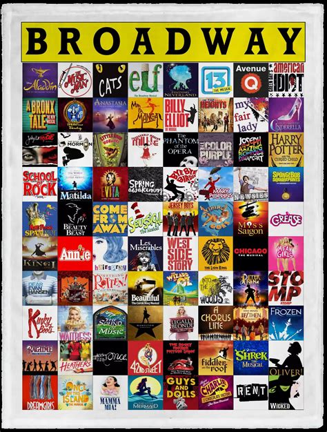 Broadway Quilt Musical Theater Fan Blanket Most Popular Etsy Uk