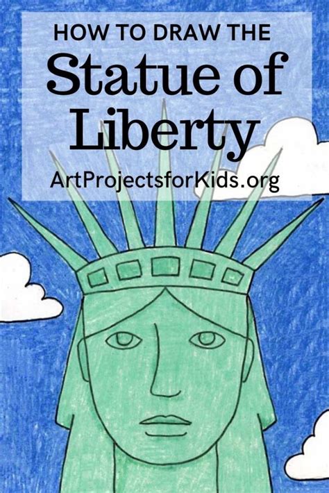 Learn How To Draw The Statue Of Liberty With This Fun And Easy Art