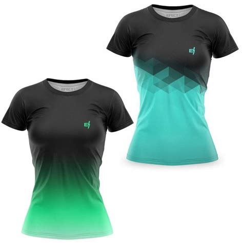 Kit 2 Camisa Camiseta Blusa Feminina Fitness Academia Dry Fit Uv