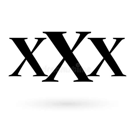 Xxx Adult Content Logo Stock Illustration Illustration Of Abstract