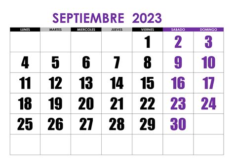 Calendarios Septiembre 2023 Para Imprimir Gratis Vida Imprimible