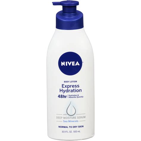Nivea Express Hydration Body Lotion 169 Fl Oz