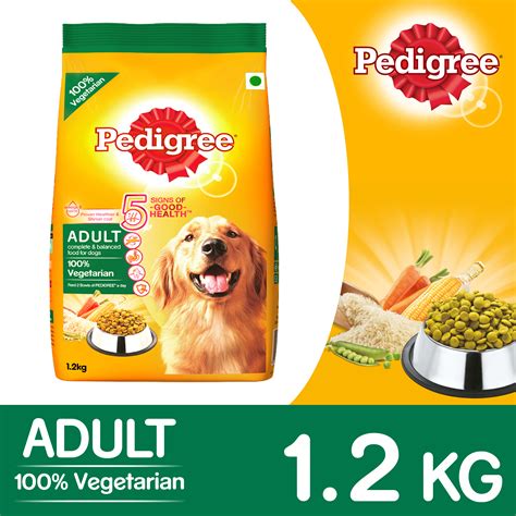Today our post will be covering best dog food brands in india. Pedigree Dog Food Adult 100% Vegetarian 1.2 Kg | DogSpot ...