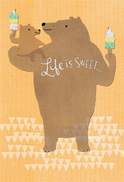 Big And Little Bear Fathers Day Card For Great Grandpa Greeting