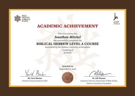Certification And Accreditation Israel Institute Of