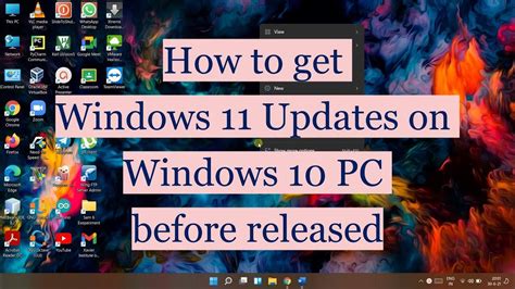 How To Get Windows 11 Updates On Windows 10 Pc Youtube