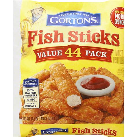 Gortons Fish Sticks Value Pack Seafood Daves Supermarket