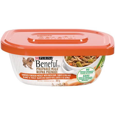 Beneful prepared meals & chopped blends variety pack, wet dog food 6 x 283g. Beneful Prepared Meals Wet Dog Food, Simmered Chicken ...