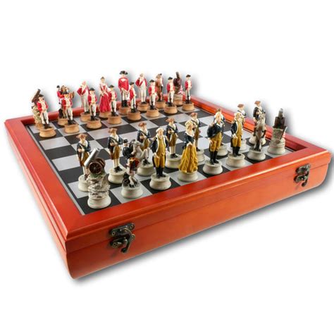 Revolutionary War Chess Set Library Of Congress Shop