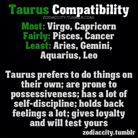 In the taurus and cancer compatibility both are two spots away from each other in the zodiac. Taurus Man Quotes. QuotesGram