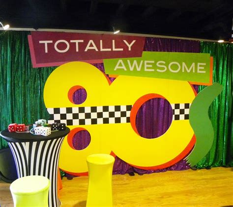80s Themed Backdrop 80s Awesome Theme Party Eventuresinc Theme