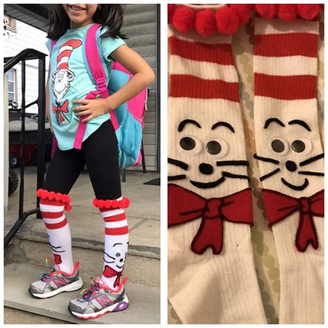 Crazy Sock Day Dr Seuss The Cat In The Hat Crazysockdayideas Crazy Sock Day Dr Seuss The