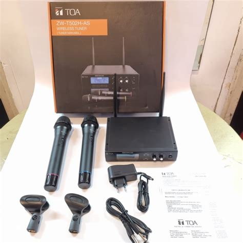 Toa Zw T502h As Wireless Microphone Set Wireless Tuner