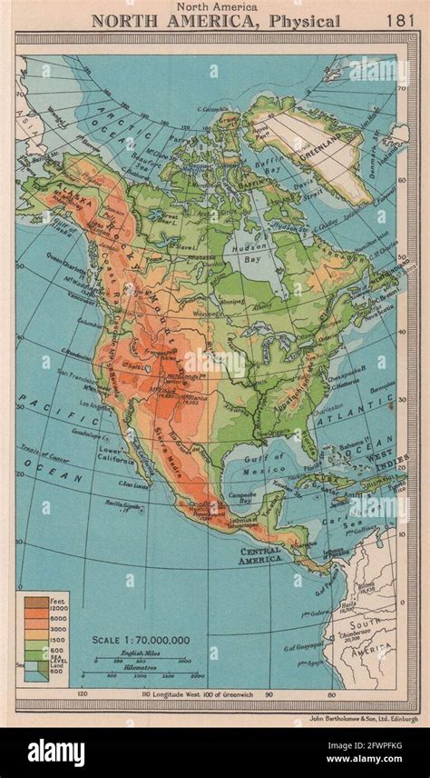 Mapa Antiguo De America Del Norte Fotografías E Imágenes De Alta
