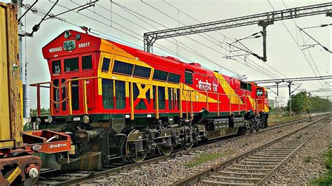 Indias Most Powerful Diesel Locomotive Wdg6g First Time At Delhi