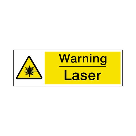 Laser Warning Sign Safety Uk