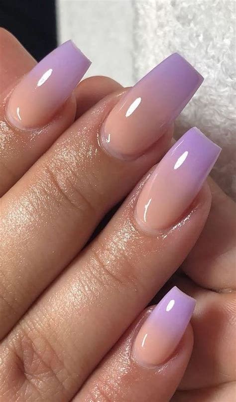 20 Meilleurs Modèles Dongles Ombre Page 3 Purple Ombre Nails