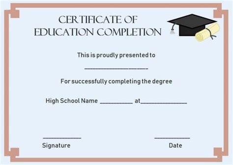 Continuing Education Certificate Template 7 Templates Example