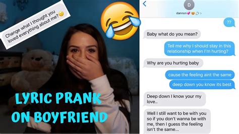 Lyric Pranks To Do On Your Boy Best Friend Crush Lyric Prank Created