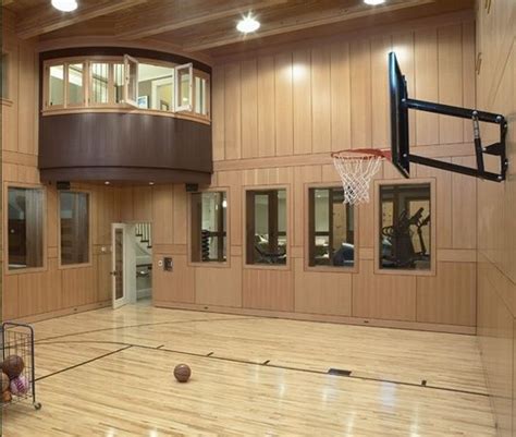 Indoor Basketball Courts Homes Of The Rich