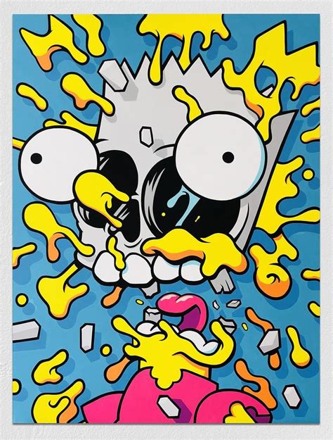 Deconstructive Pop Artist Matt Gondek Makes Art Explode Simpsons