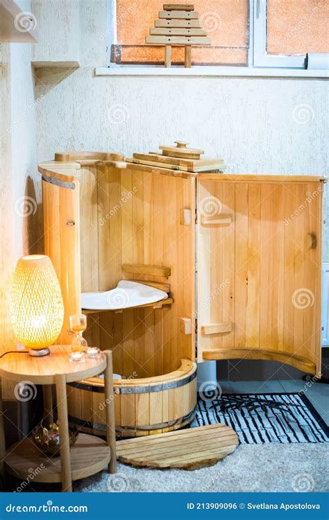 Mini Phyto Sauna Cedar Barrel Spa Treatments Wooden Bath Good For