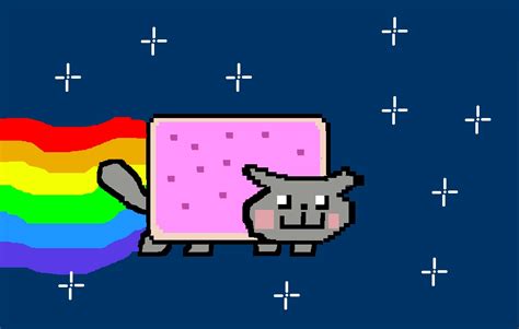 How To Draw Nyan Cat Step By Step