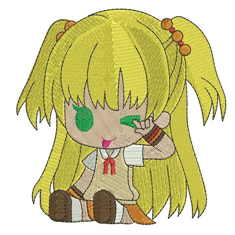 Embroidery Design Chibi Anime A03 Instant Download Machine Etsy